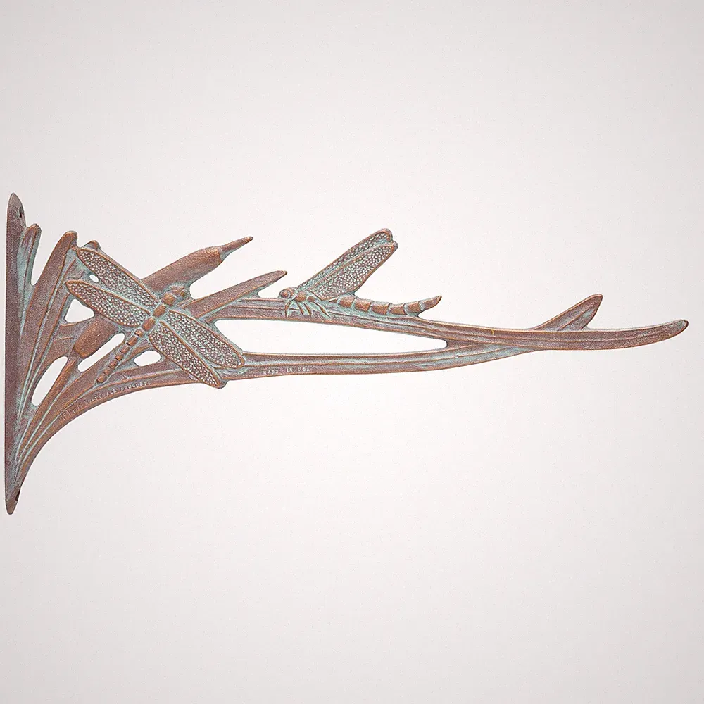 Whitehall Products Dragonfly Nature Hook - Copper Verdi - Rust-Free Aluminum